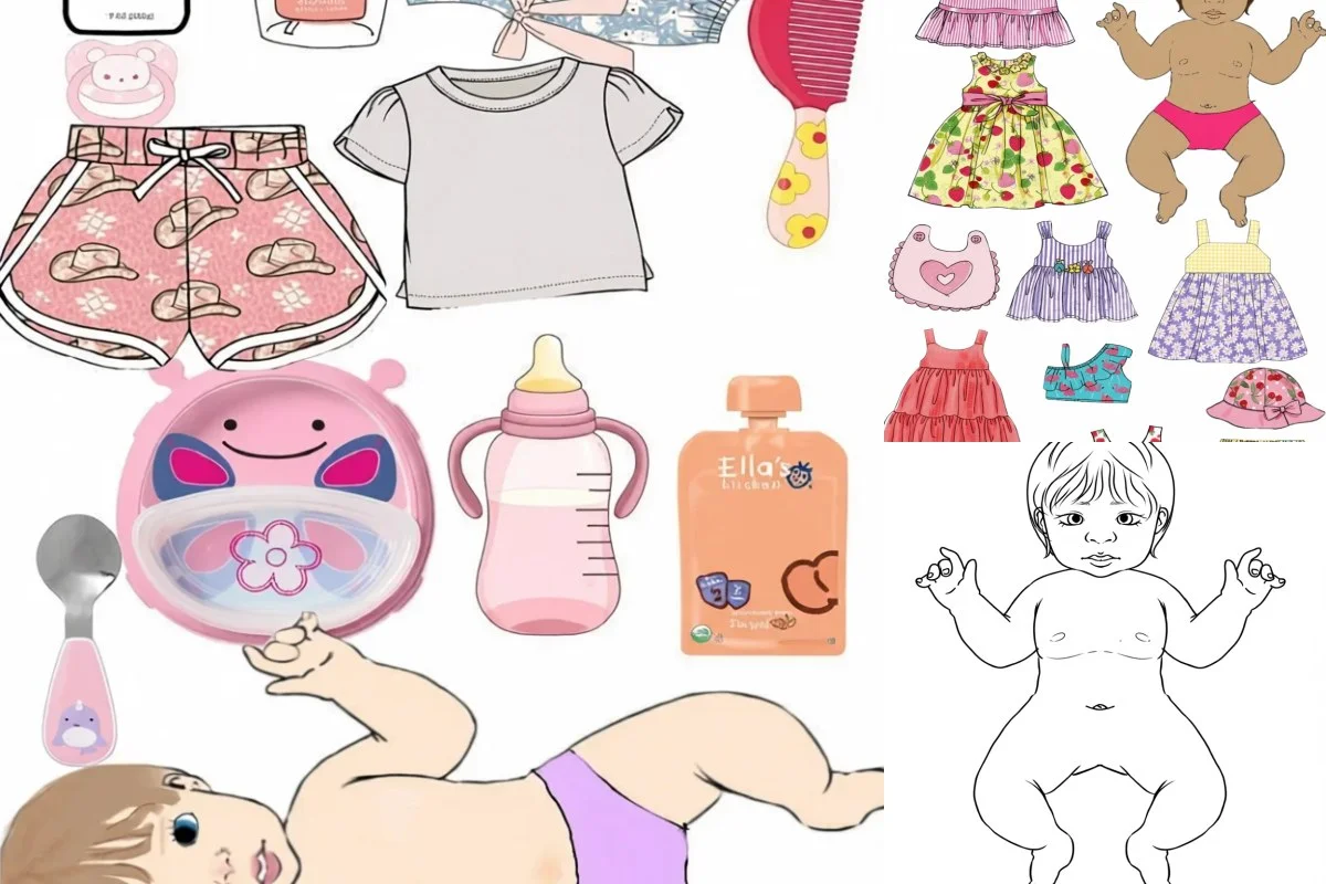 Bebê Reborn de Papel Para Imprimir