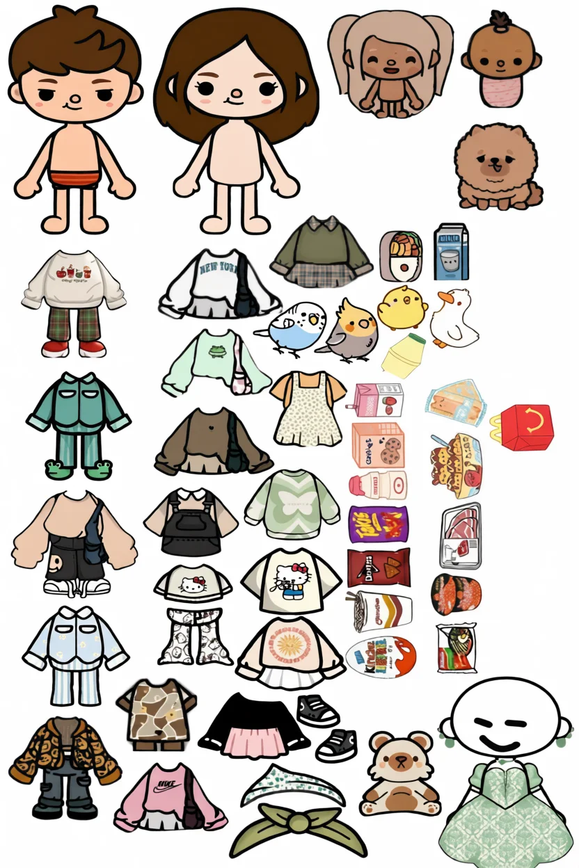 Bonecas Toca Life World Para Imprimir