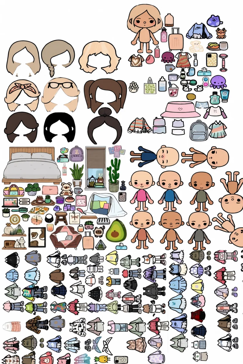Bonecas Toca Life World Para Imprimir