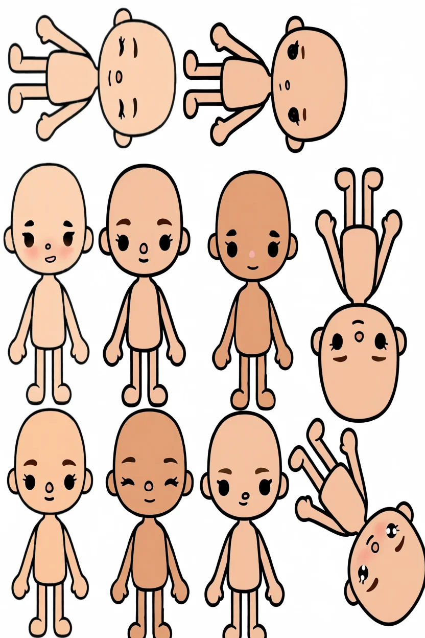 Bonecas Toca Life World Para Imprimir