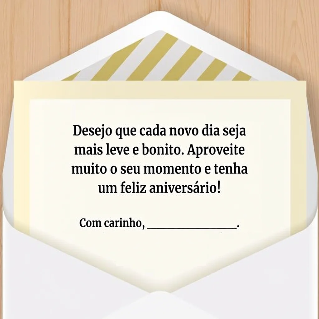 Cartu00e3o de Aniversu00e1rio Para Imprimir com Mensagem Especial