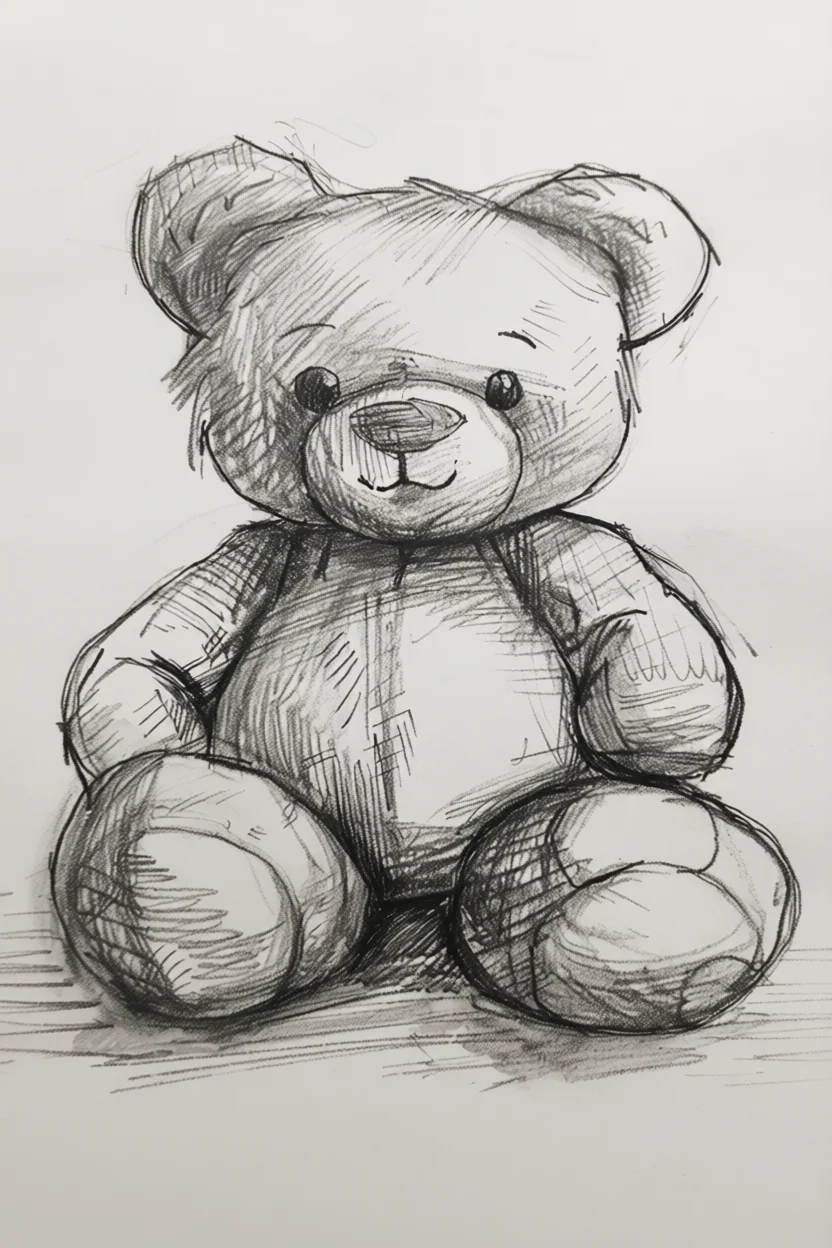 Desenho para Desenhar no Caderno de Perfil de Rosto