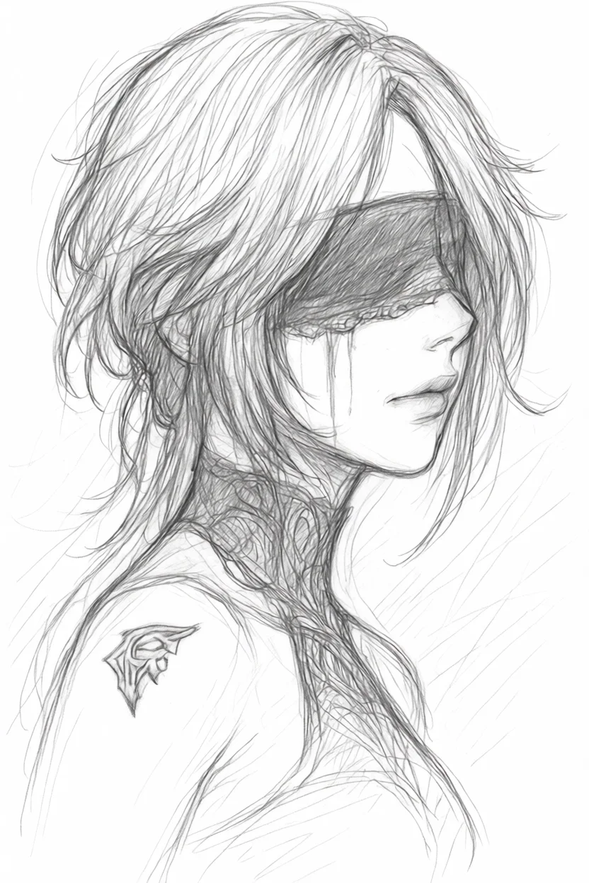 Desenho de Personagem Feminina com Mu00e1scara Para Imprimir e Colorir
