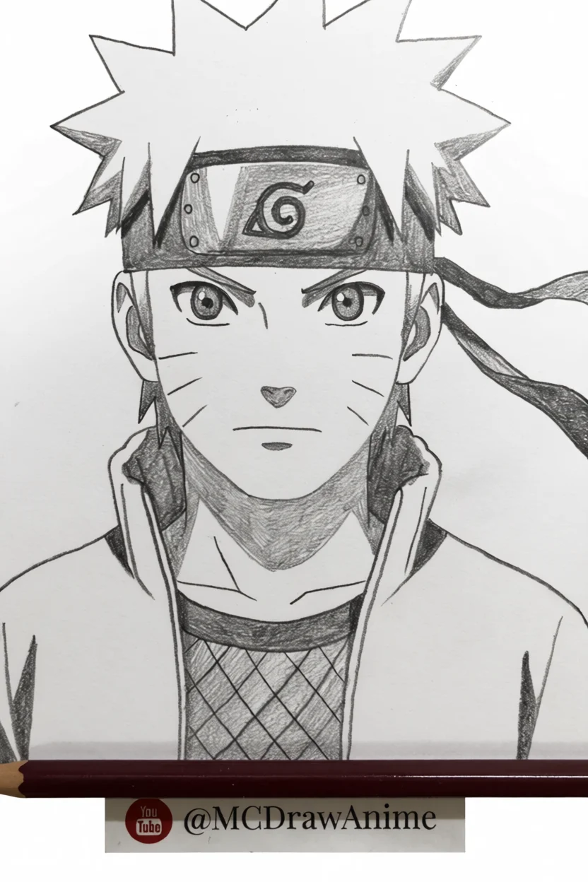 Desenho do Naruto para Desenhar no Caderno