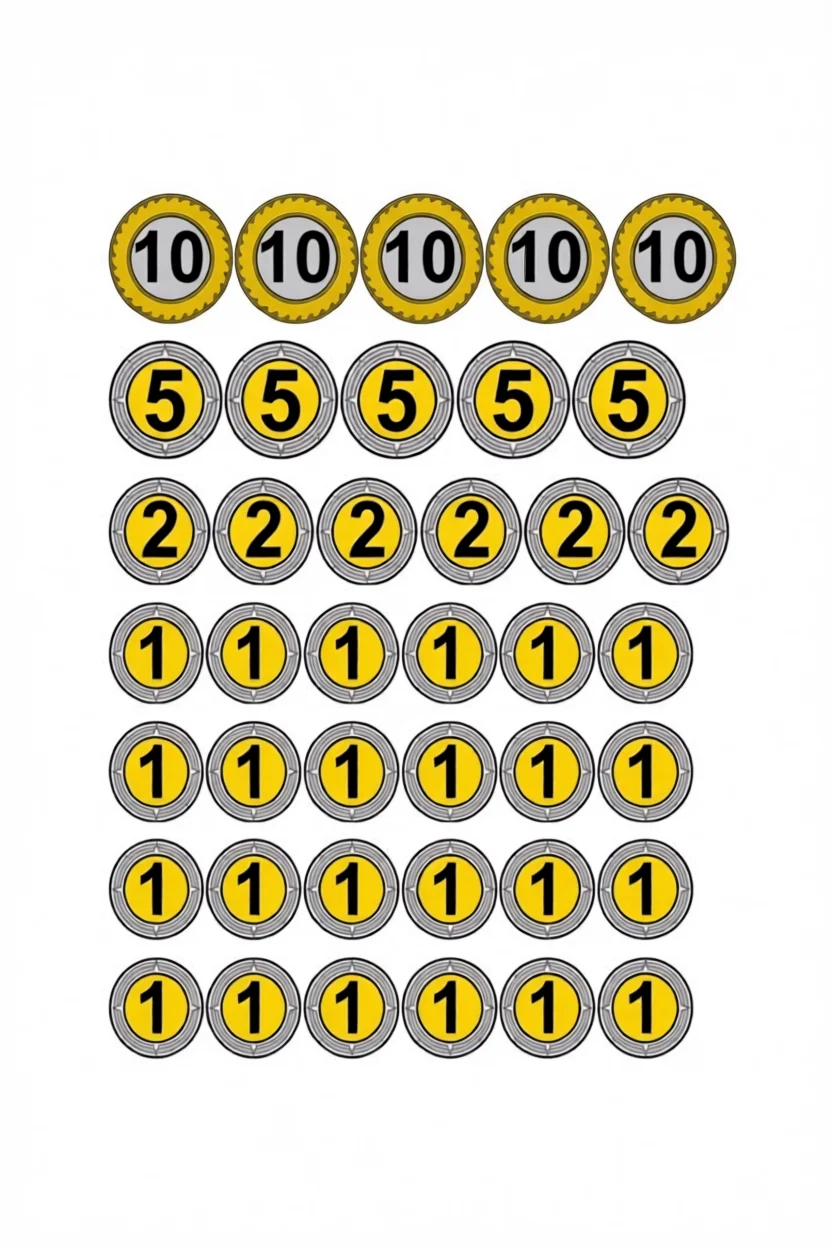 Notas de Dinheiro de Brinquedo para Imprimir e Recortar