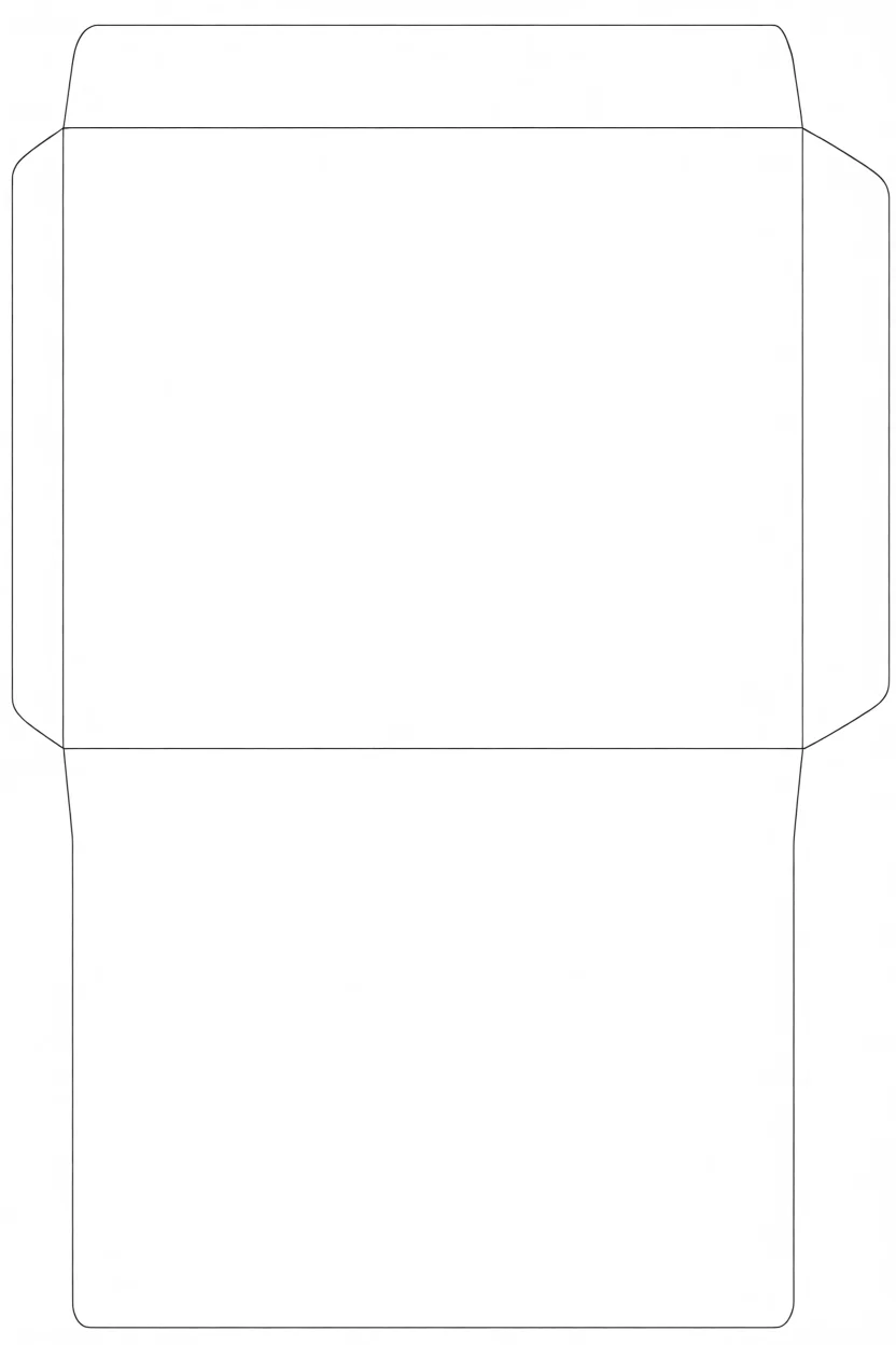Envelope Para Imprimir (Moldes para Recortar em PDF)