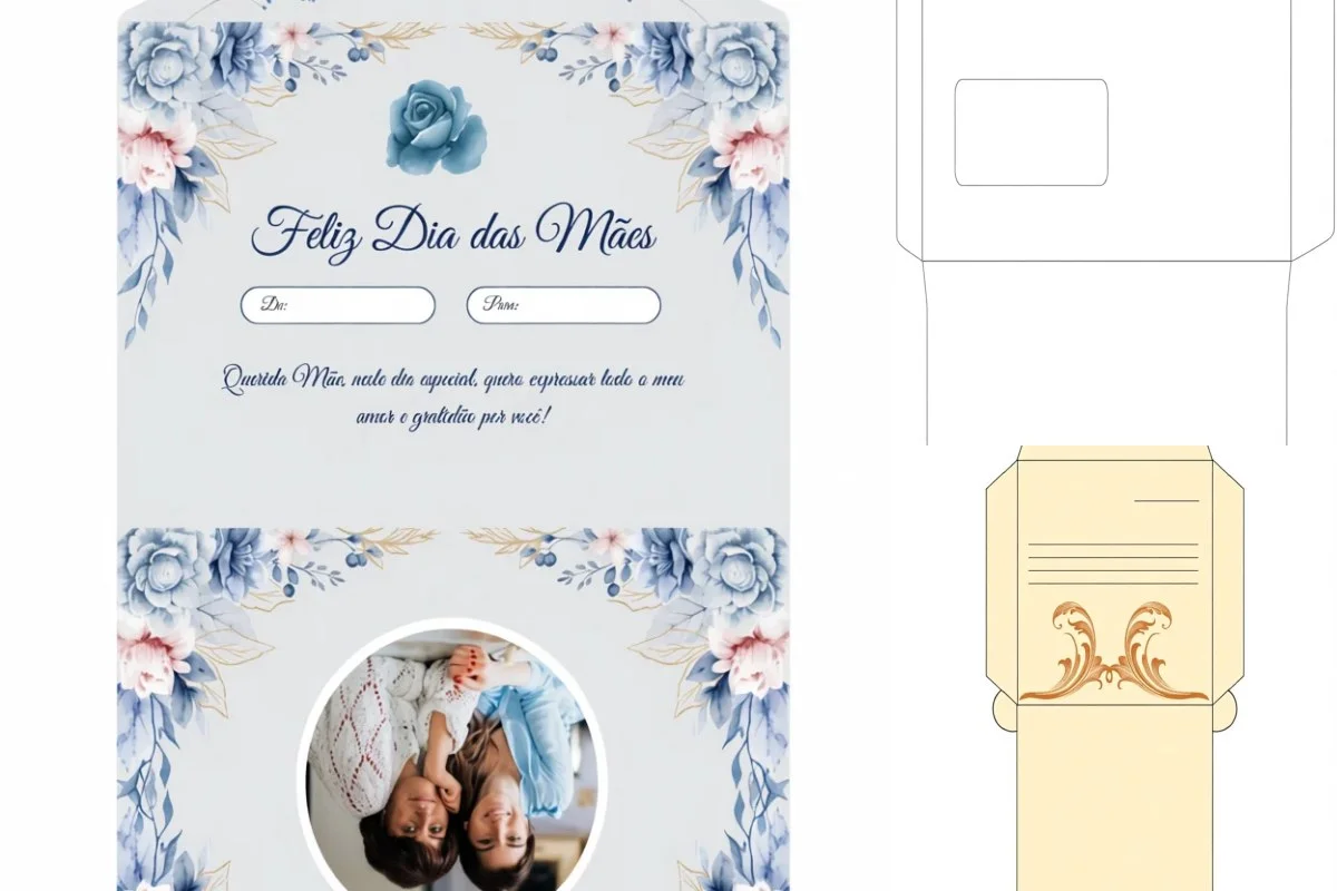 Envelope Para Imprimir (Moldes para Recortar em PDF)