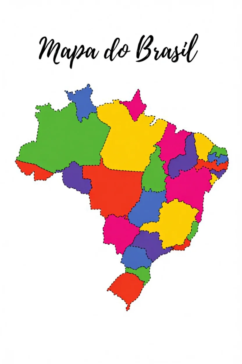 Mapa do Brasil Para Imprimir