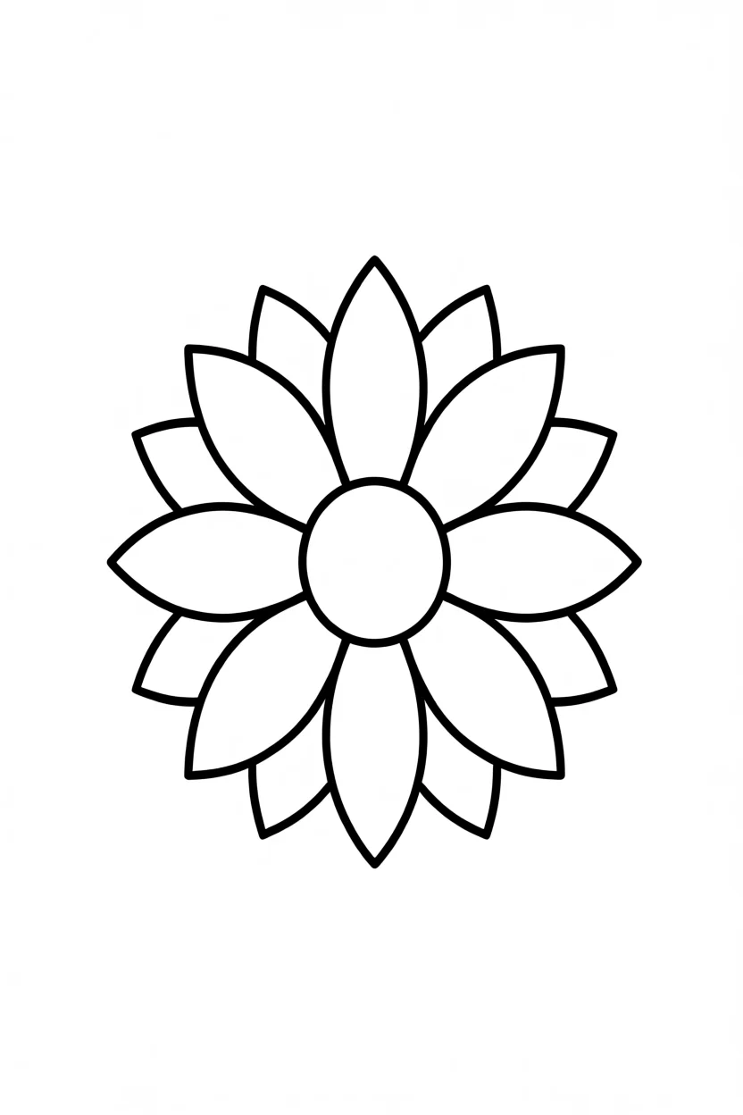 Molde de Flores Para Imprimir e Recortar
