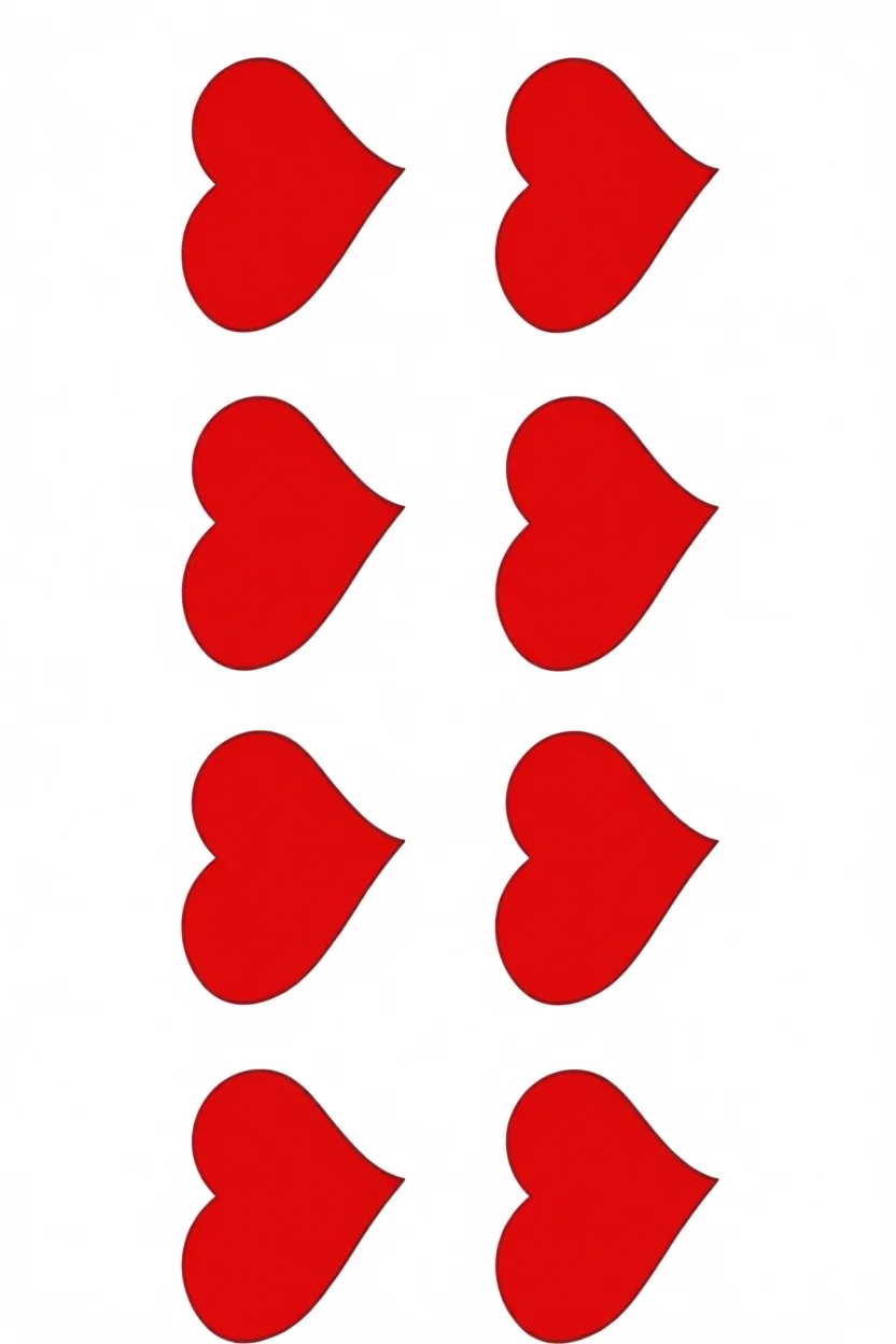 Corau00e7u00f5es Vermelhos Para Imprimir