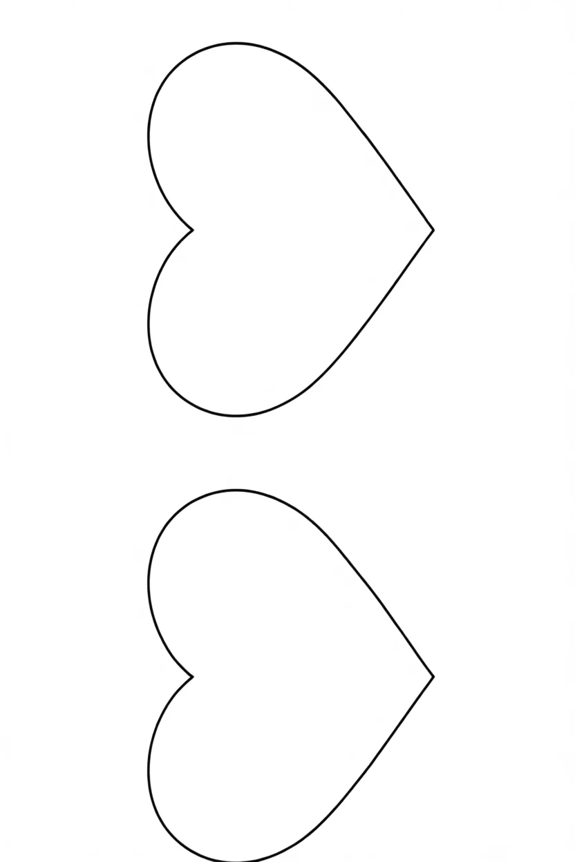 Corau00e7u00f5es Simples Para Imprimir