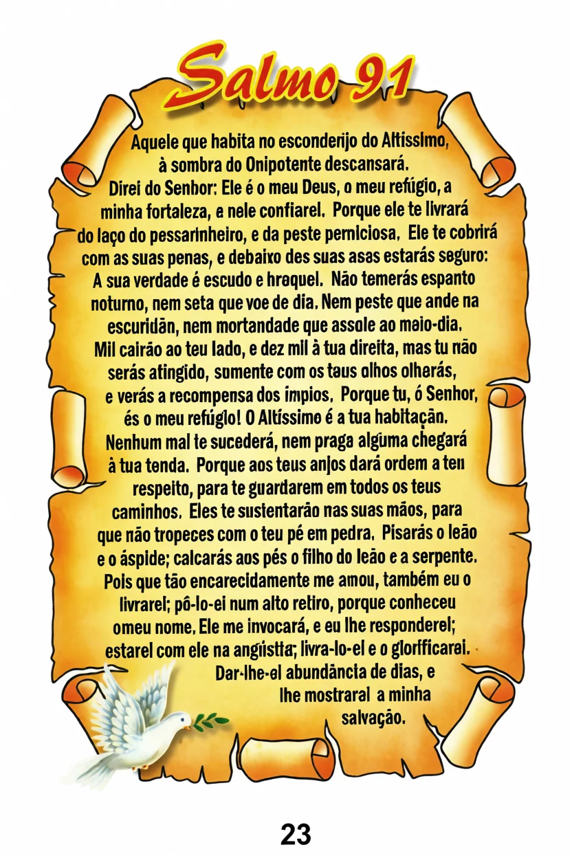 Salmo 91 Para Imprimir Completo