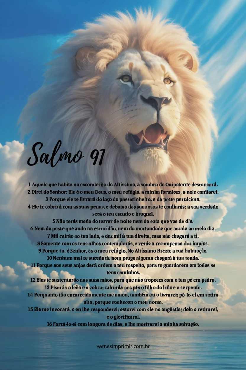 Salmo 91 Para Imprimir Completo