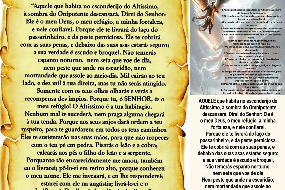 Salmo 91 Para Imprimir Completo