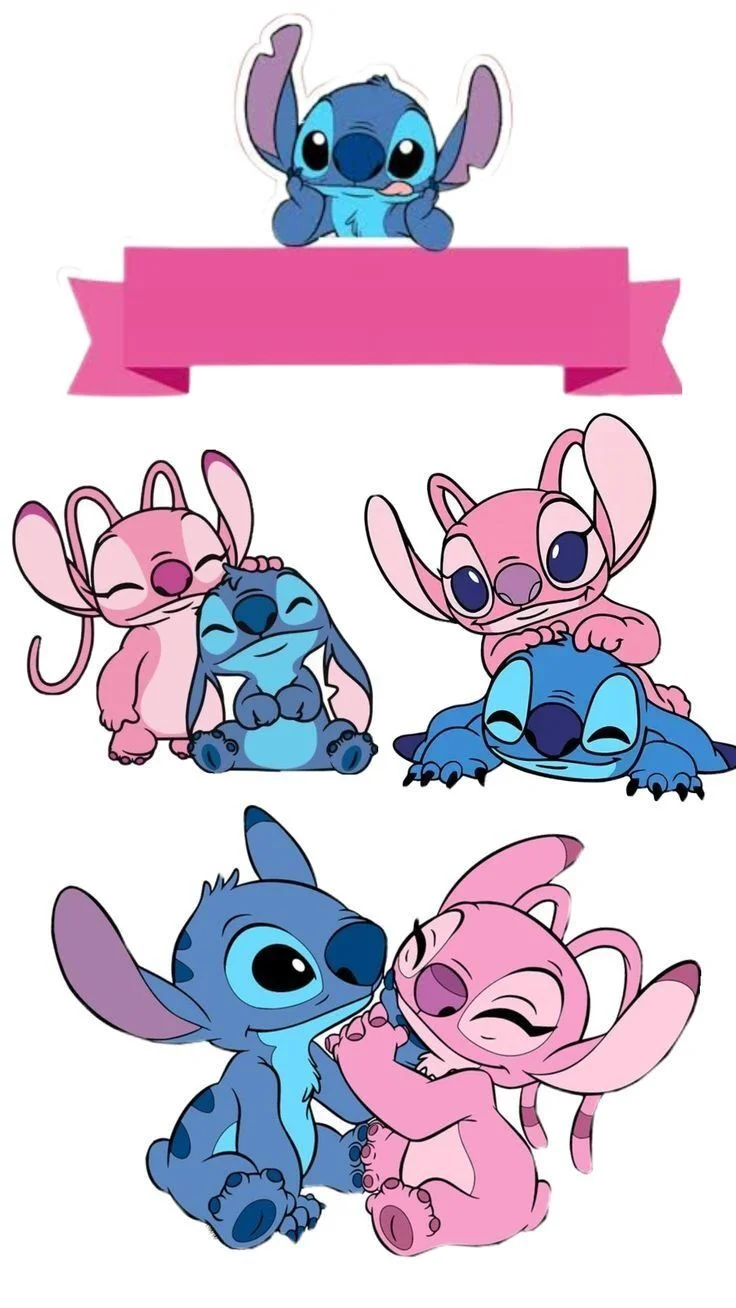 Desenhos para Colorir do Stitch com Personagens