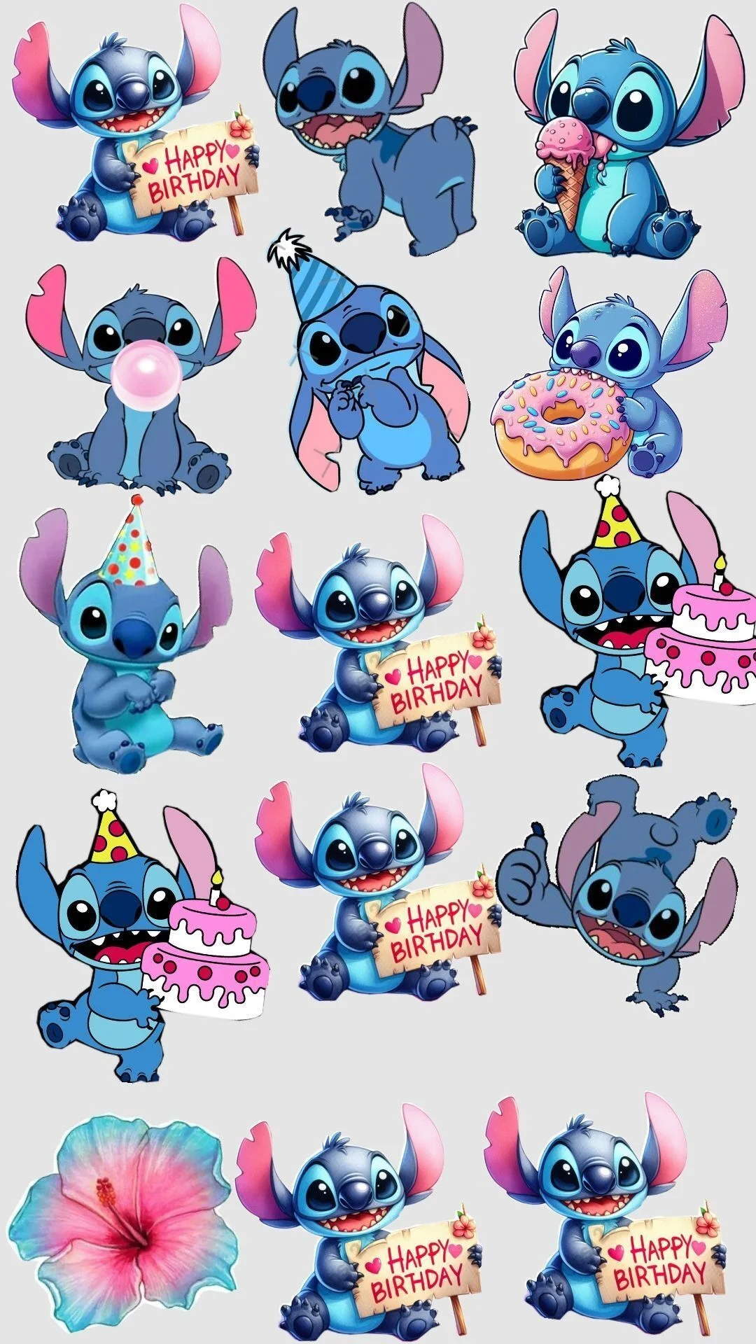 Topo de Bolo do Stitch para Imprimir em Aniversu00e1rio