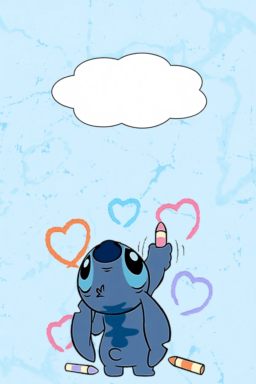 Capa de Caderno do Stitch Para Imprimir