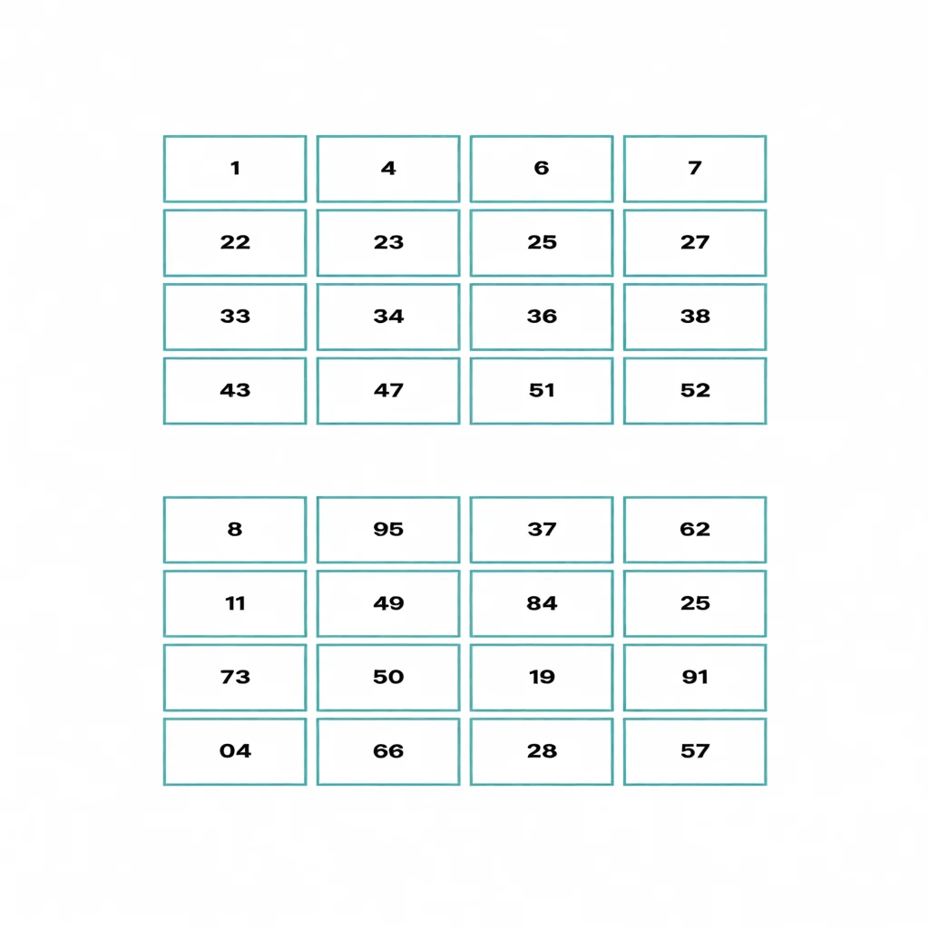 Cartela de Bingo Para Imprimir com Nu00fameros de 1 a 75