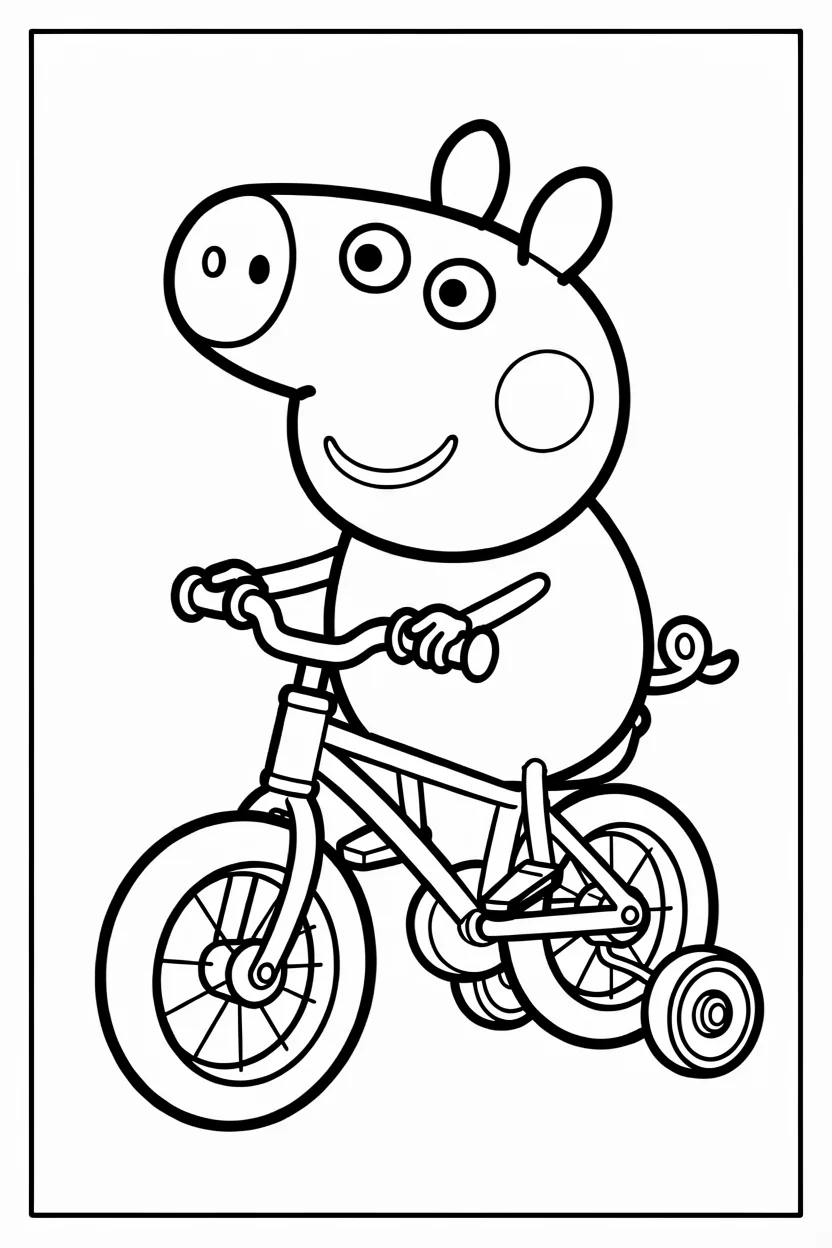 Desenhos da Peppa Pig para Imprimir e Colorir