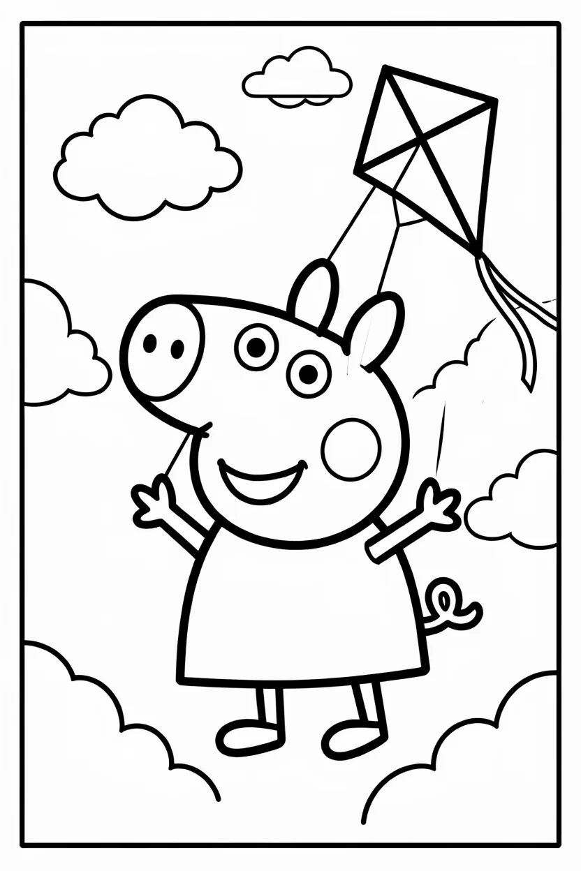 Desenhos da Peppa Pig para Imprimir e Colorir