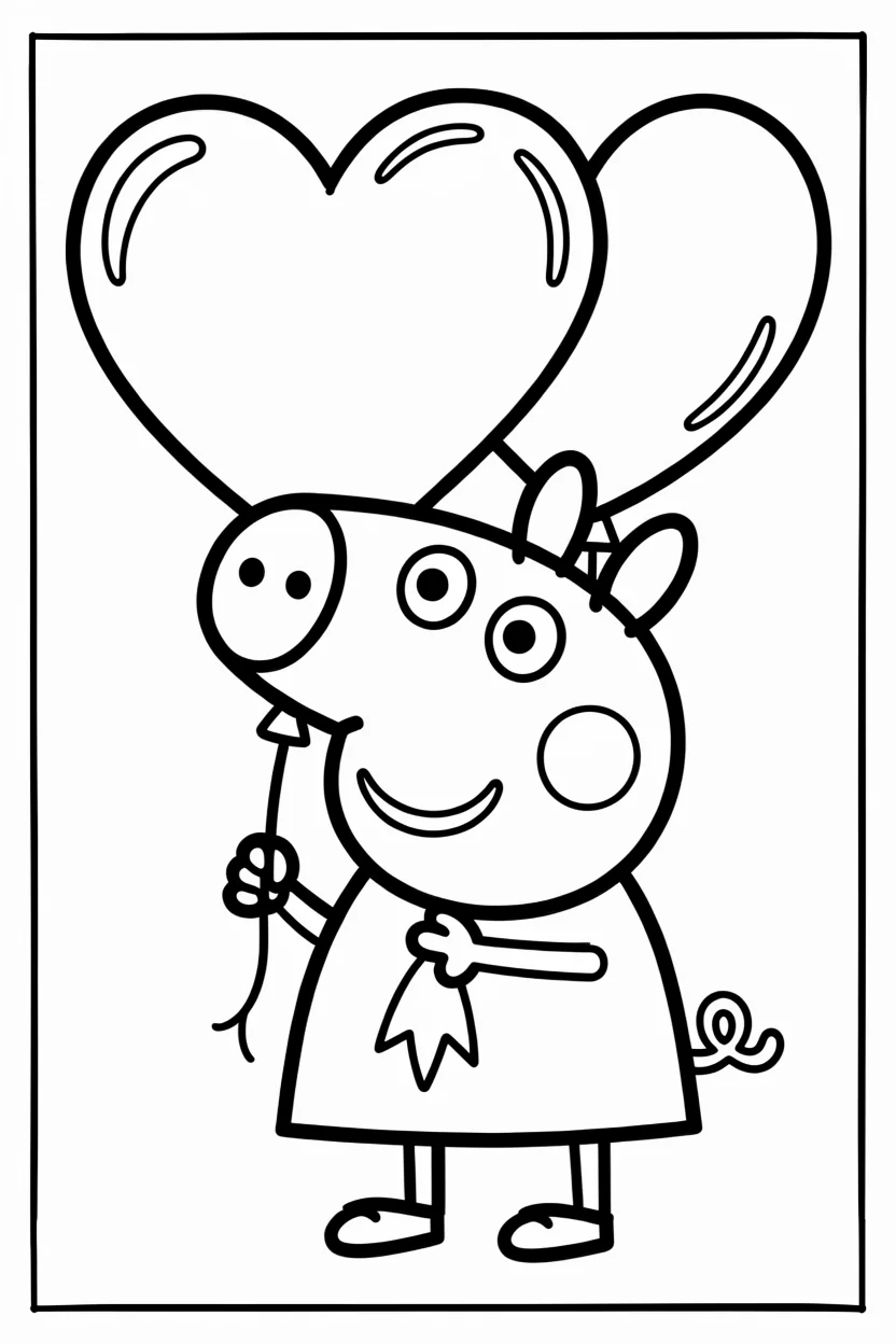 Desenhos da Peppa Pig para Imprimir e Colorir