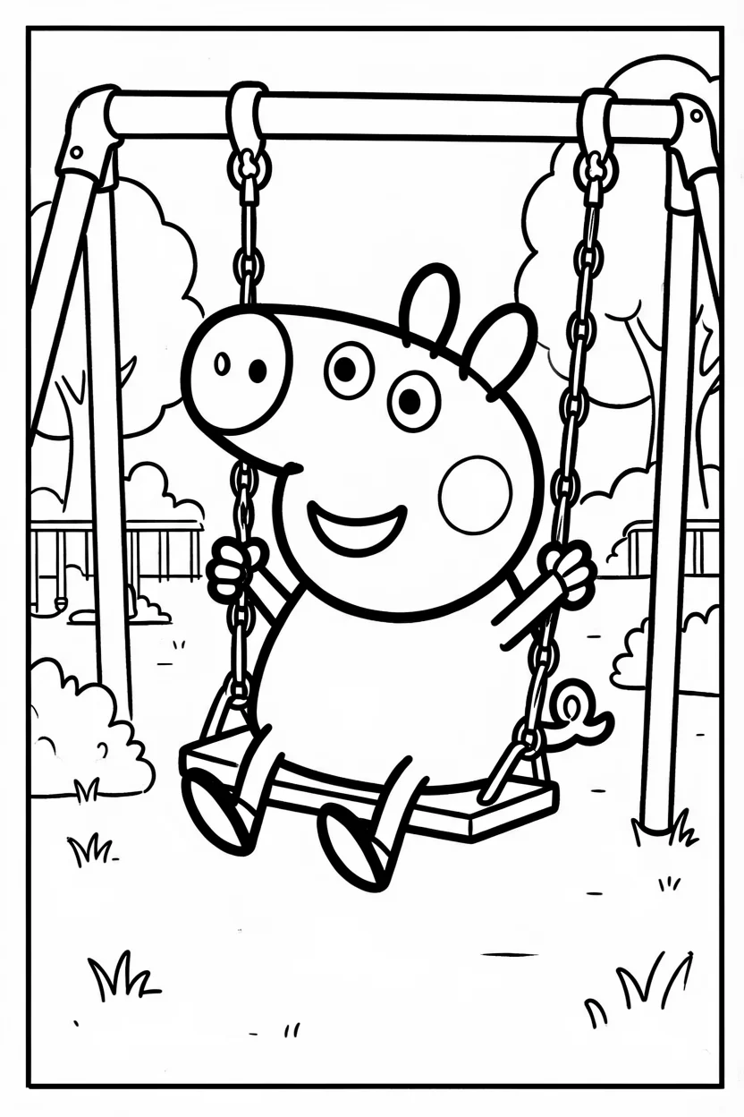 Desenhos da Peppa Pig para Imprimir e Colorir
