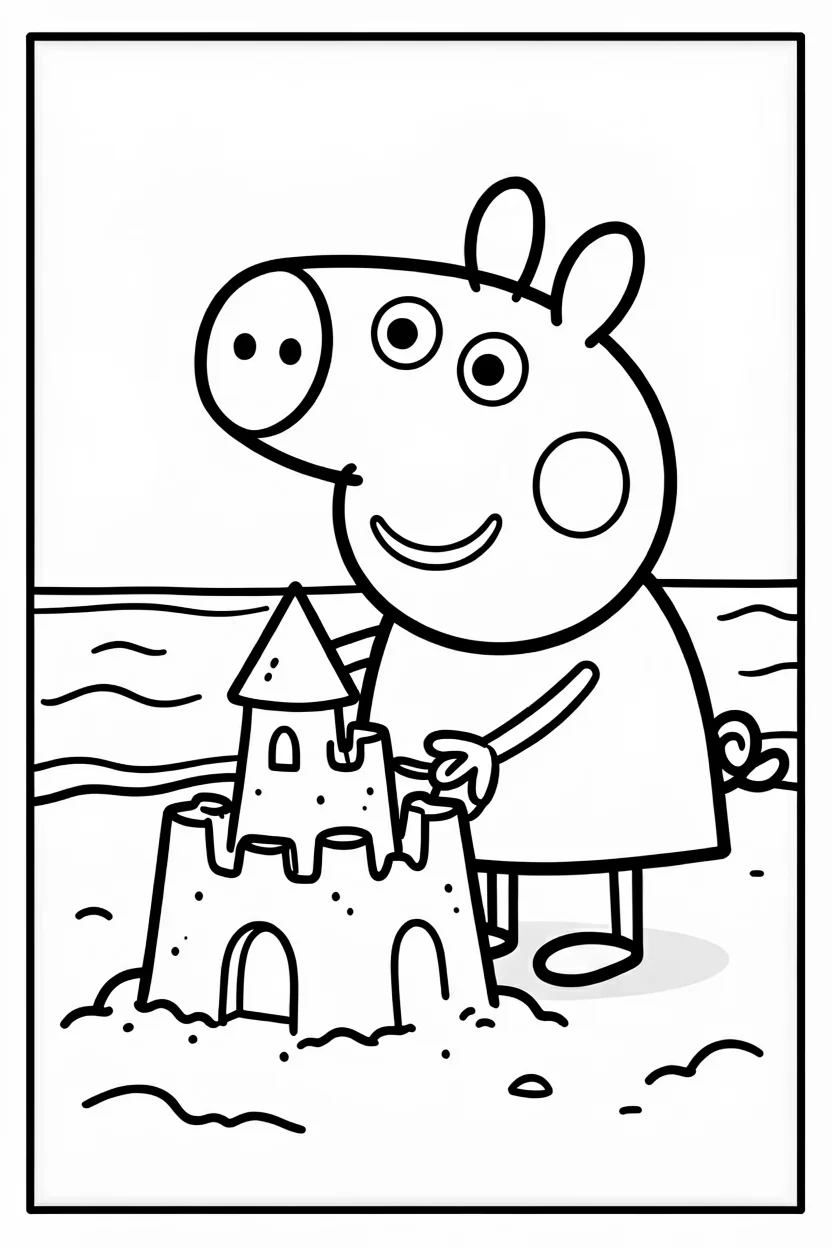 Desenhos da Peppa Pig para Imprimir e Colorir