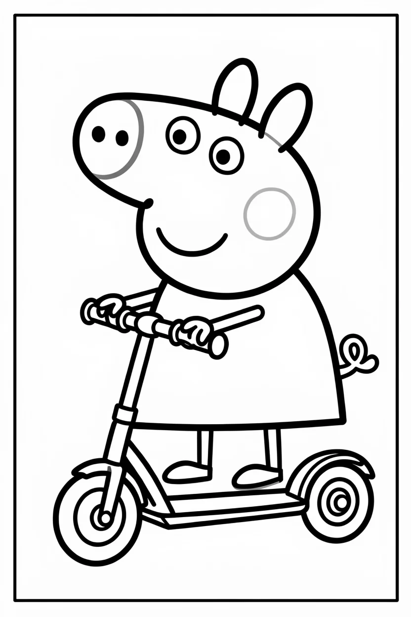 Desenhos da Peppa Pig para Imprimir e Colorir
