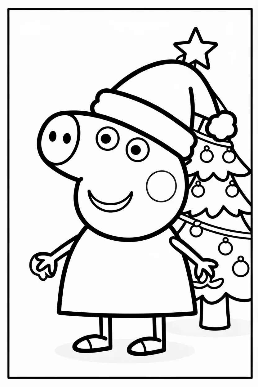 Desenhos da Peppa Pig para Imprimir e Colorir