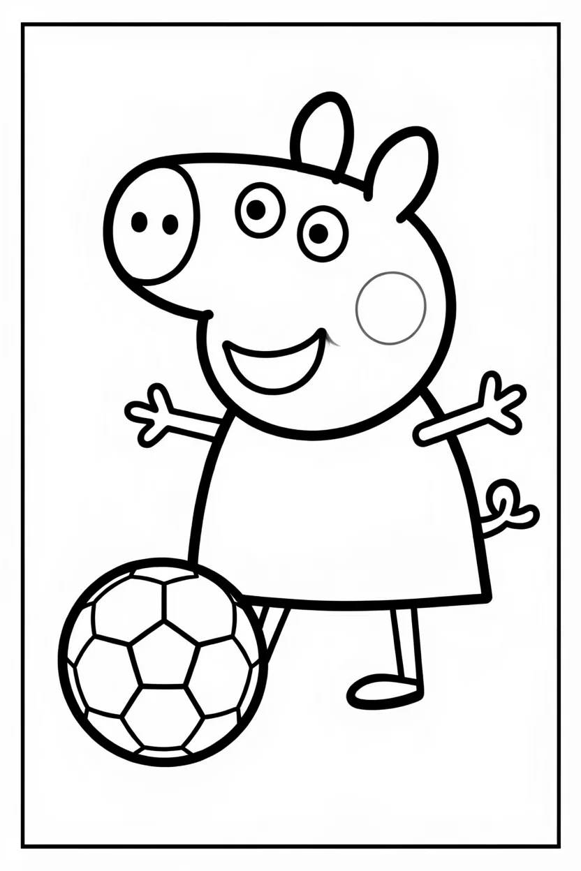 Desenhos da Peppa Pig para Imprimir e Colorir