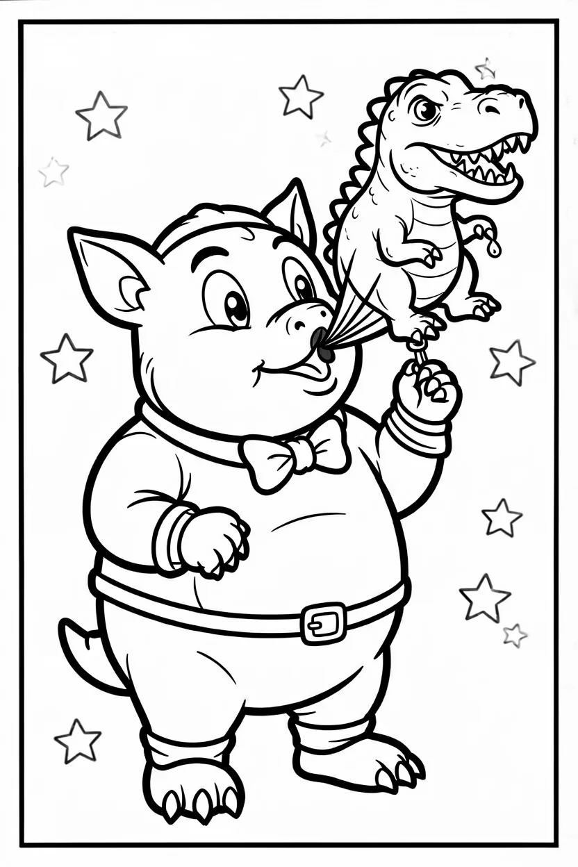 Desenhos da Peppa Pig para Imprimir e Colorir