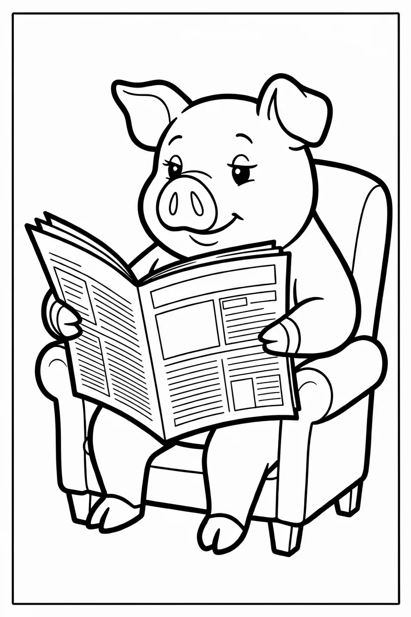 Desenhos da Peppa Pig para Imprimir e Colorir