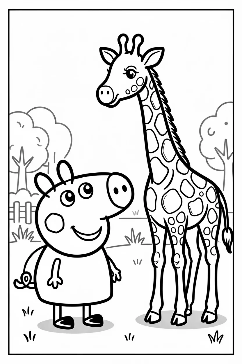 Desenhos da Peppa Pig para Imprimir e Colorir