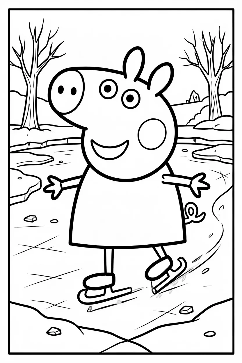 Desenhos da Peppa Pig para Imprimir e Colorir