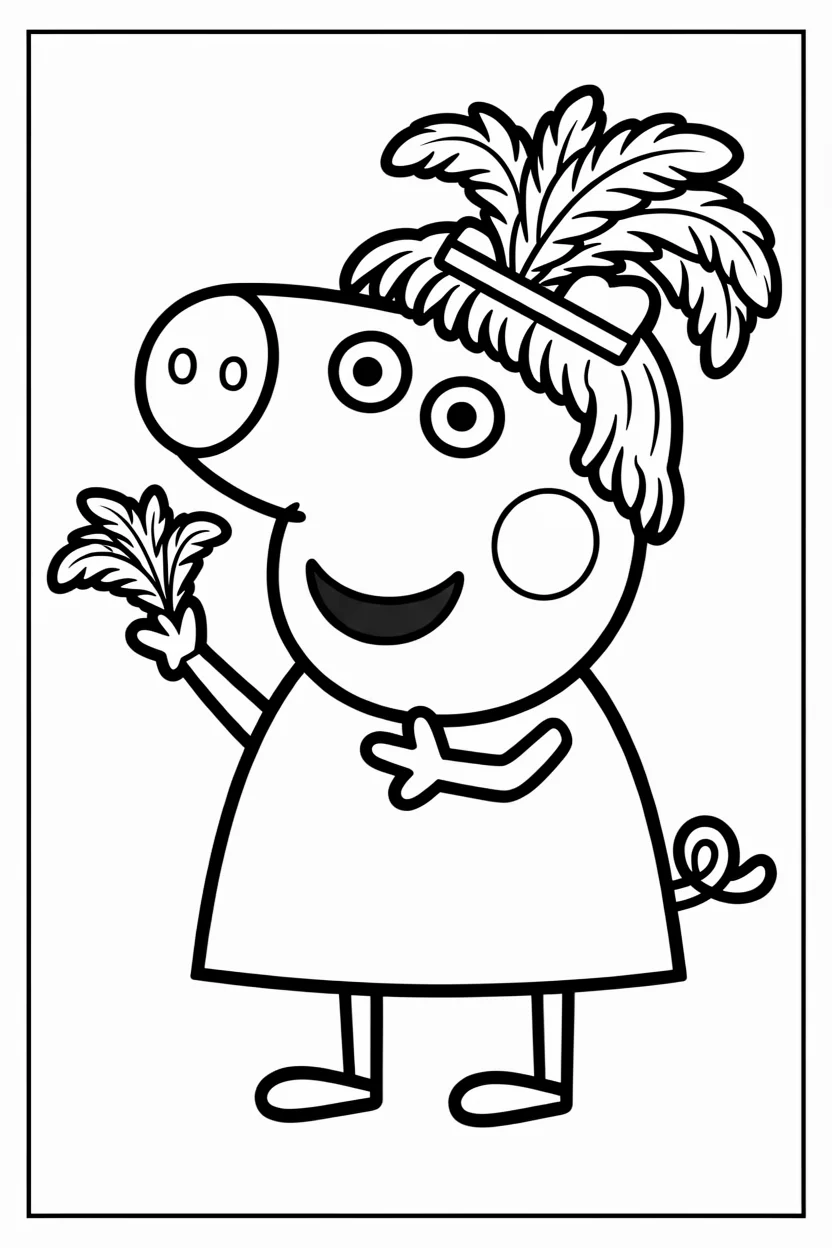 Desenhos da Peppa Pig para Imprimir e Colorir