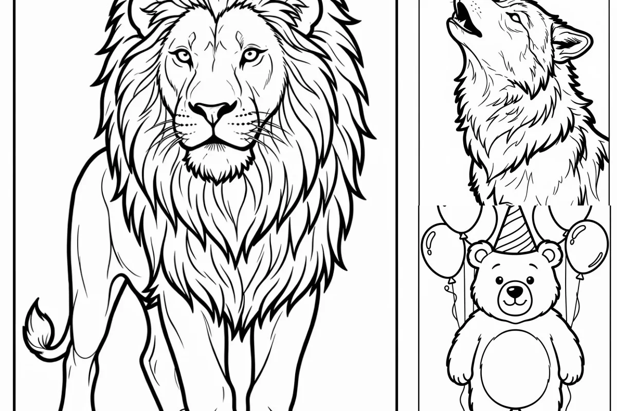 Desenhos de Animais para Imprimir e Colorir