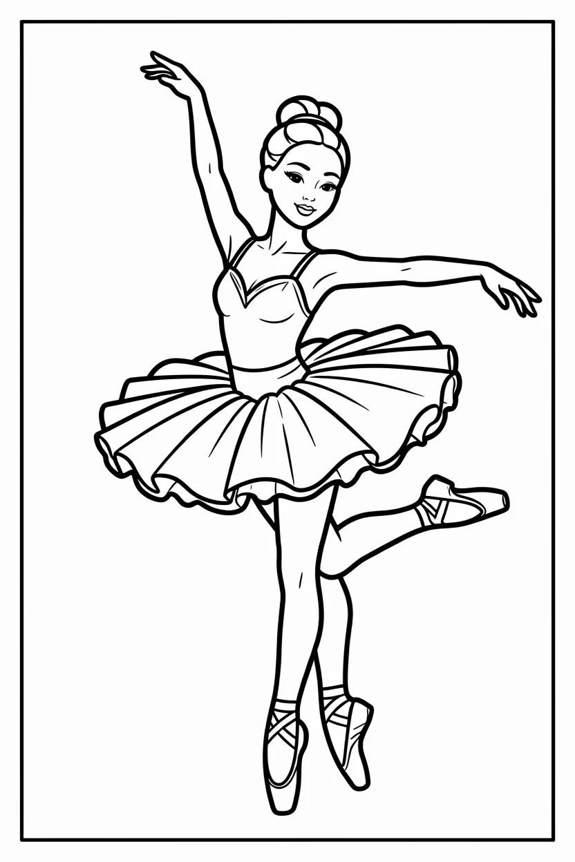 Desenhos de Boneca para Imprimir e Colorir