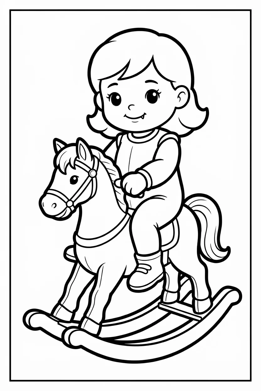 Desenhos de Boneca para Imprimir e Colorir