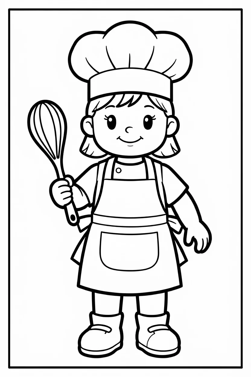 Desenhos de Boneca para Imprimir e Colorir