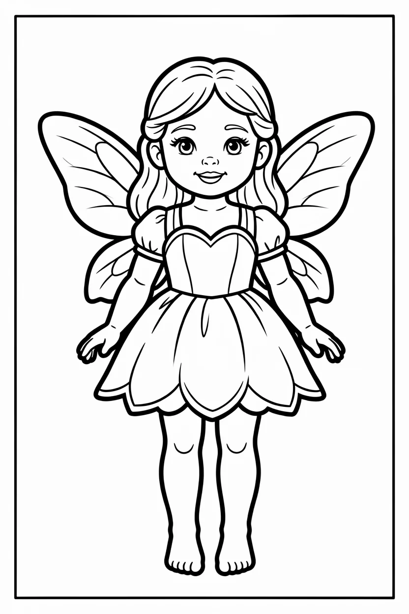 Desenhos de Boneca para Imprimir e Colorir