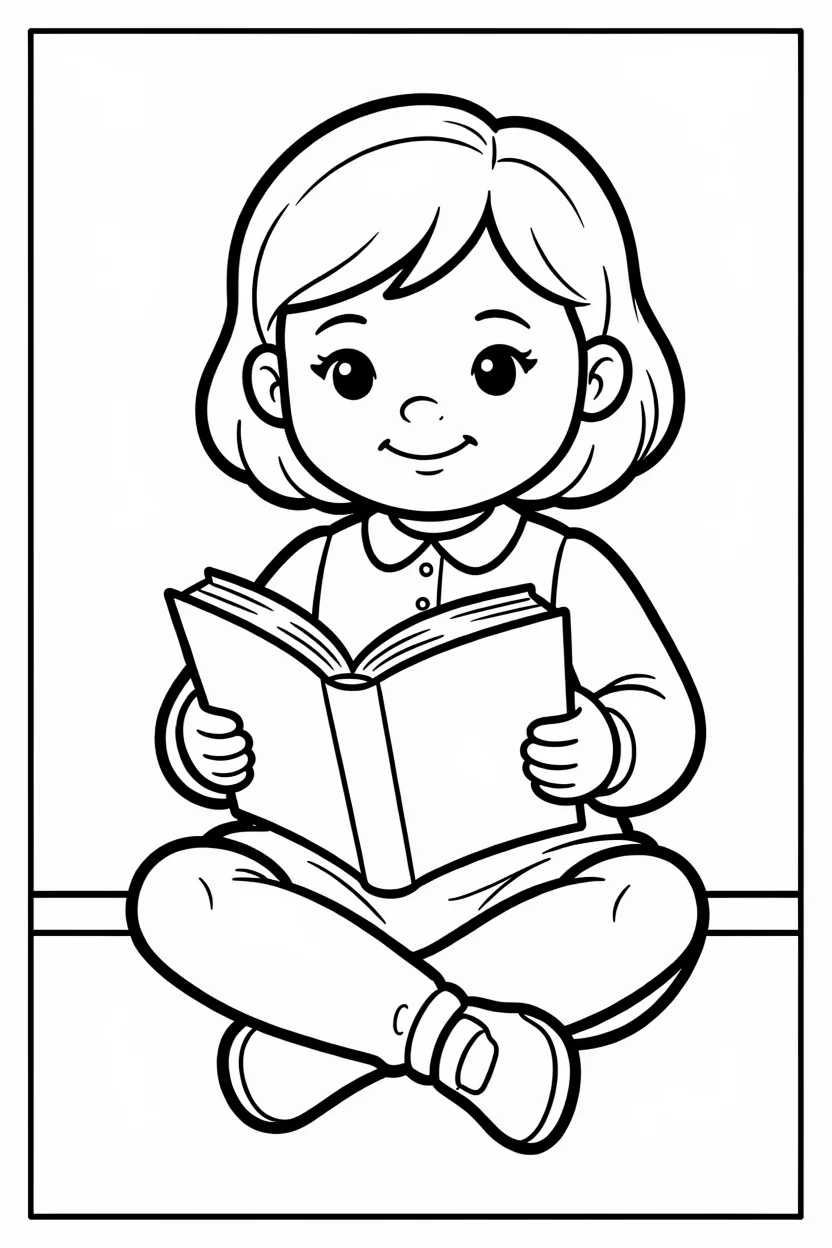 Desenhos de Boneca para Imprimir e Colorir
