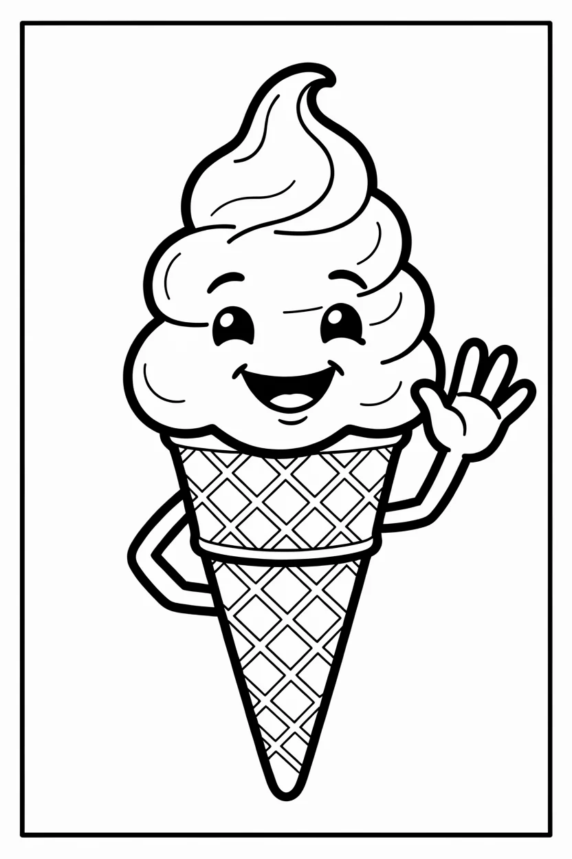 Desenhos de Comida para Imprimir e Colorir