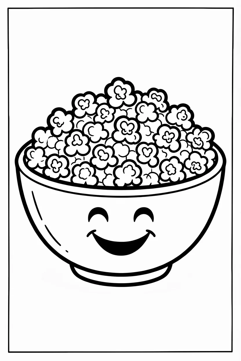 Desenhos de Comida para Imprimir e Colorir