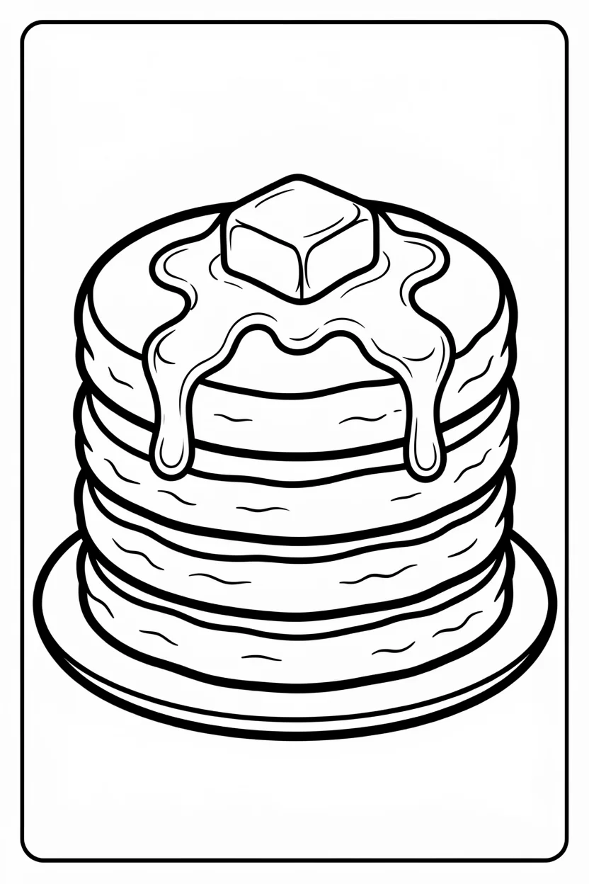 Desenhos de Comida para Imprimir e Colorir