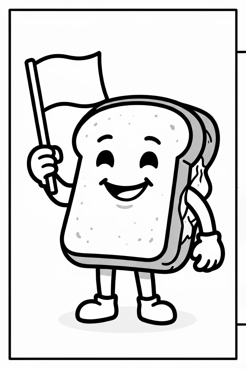 Desenhos de Comida para Imprimir e Colorir