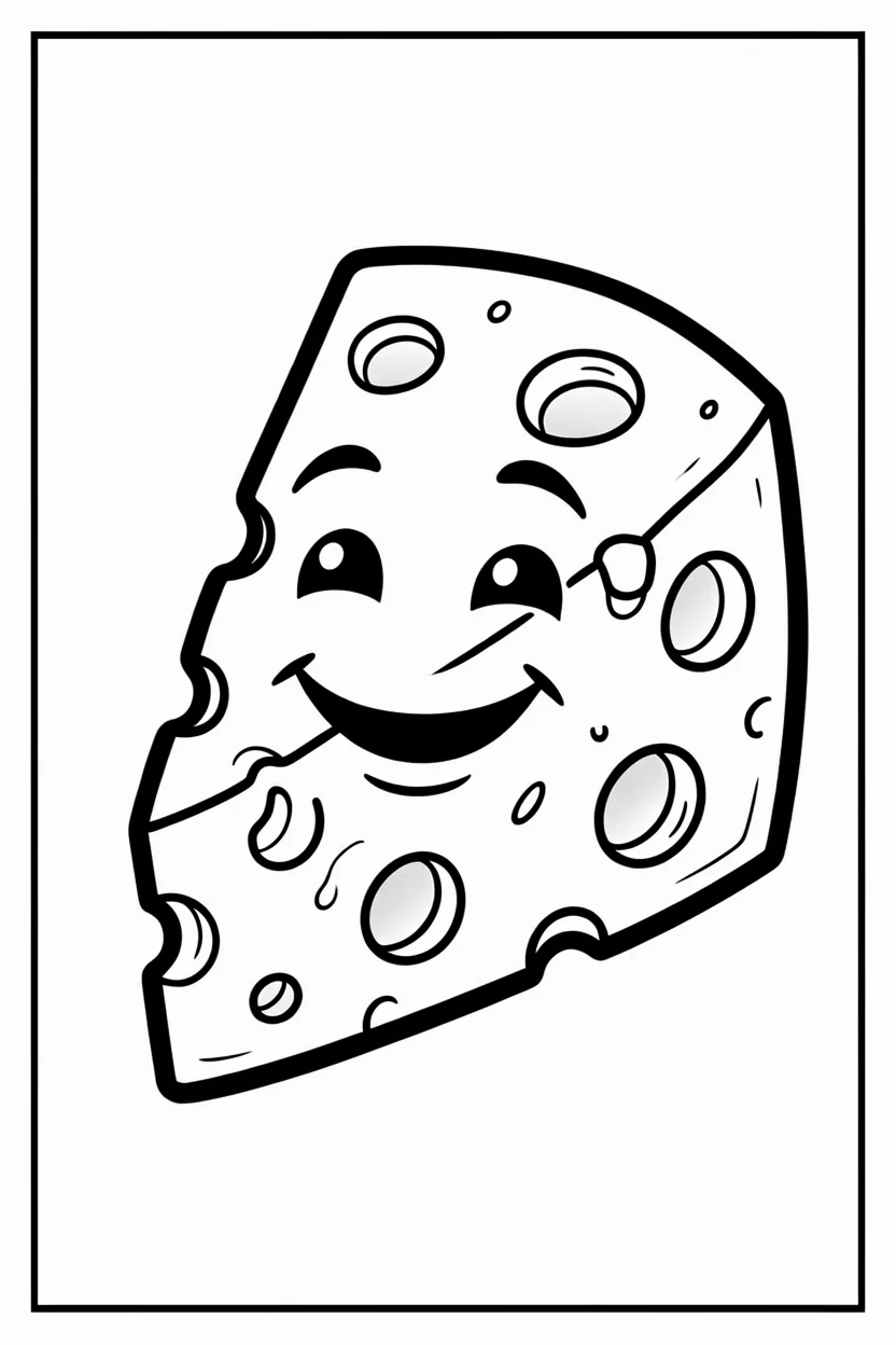 Desenhos de Comida para Imprimir e Colorir