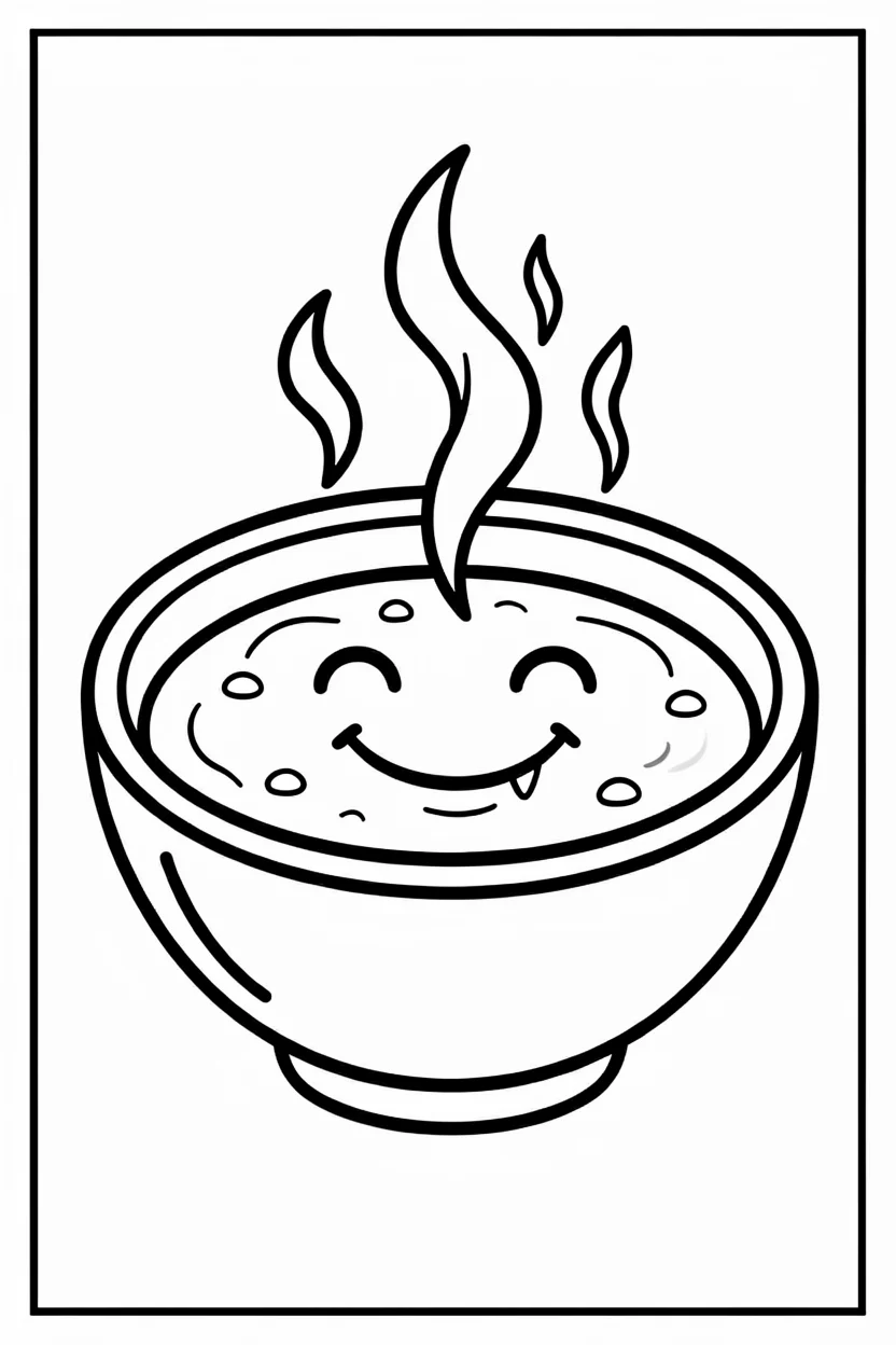 Desenhos de Comida para Imprimir e Colorir