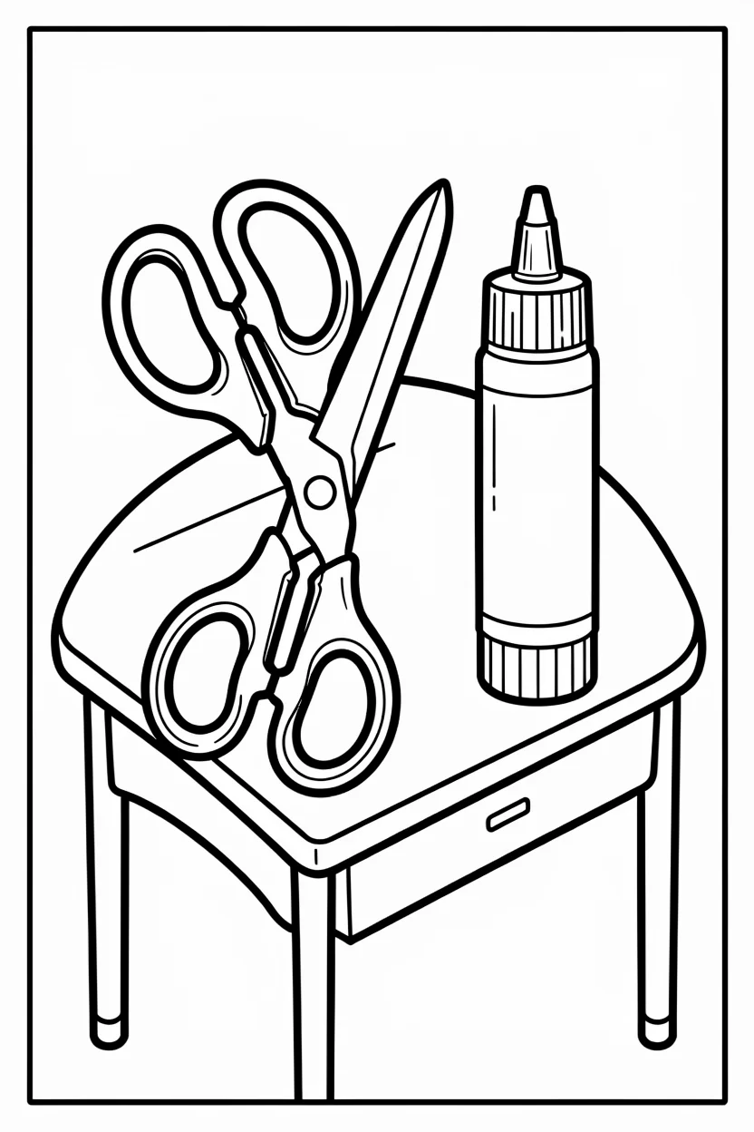 Desenhos de Escola para Imprimir e Colorir