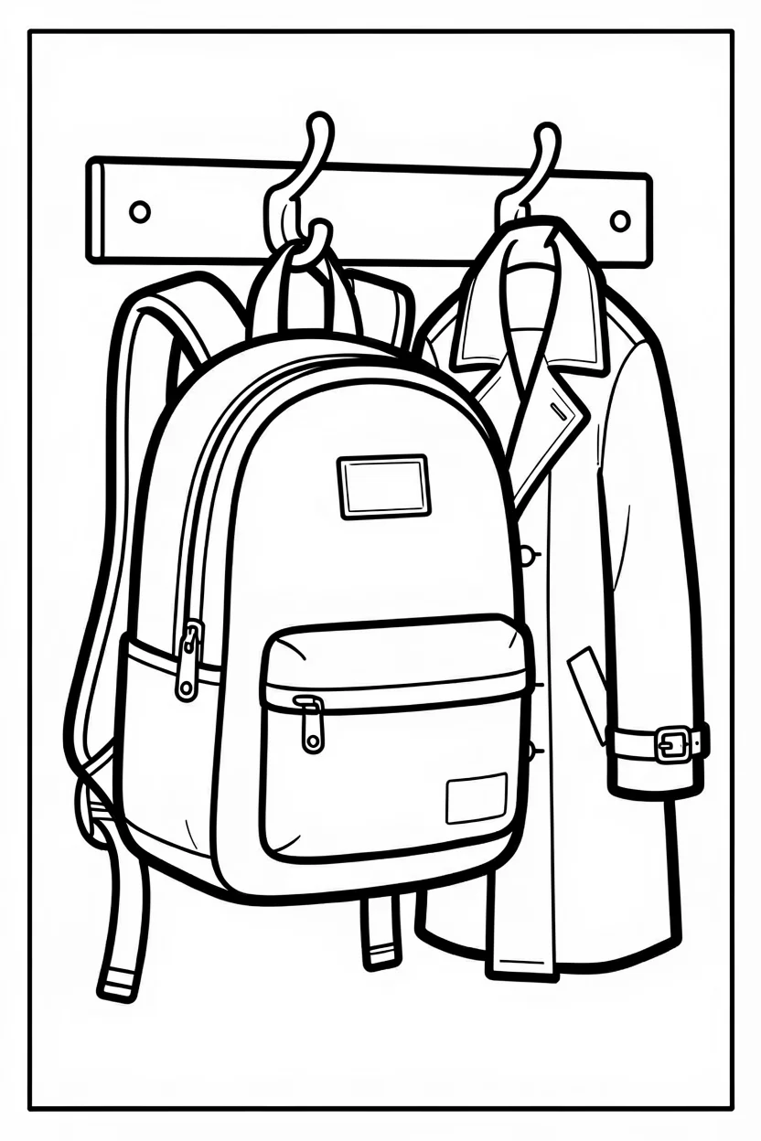 Desenhos de Escola para Imprimir e Colorir