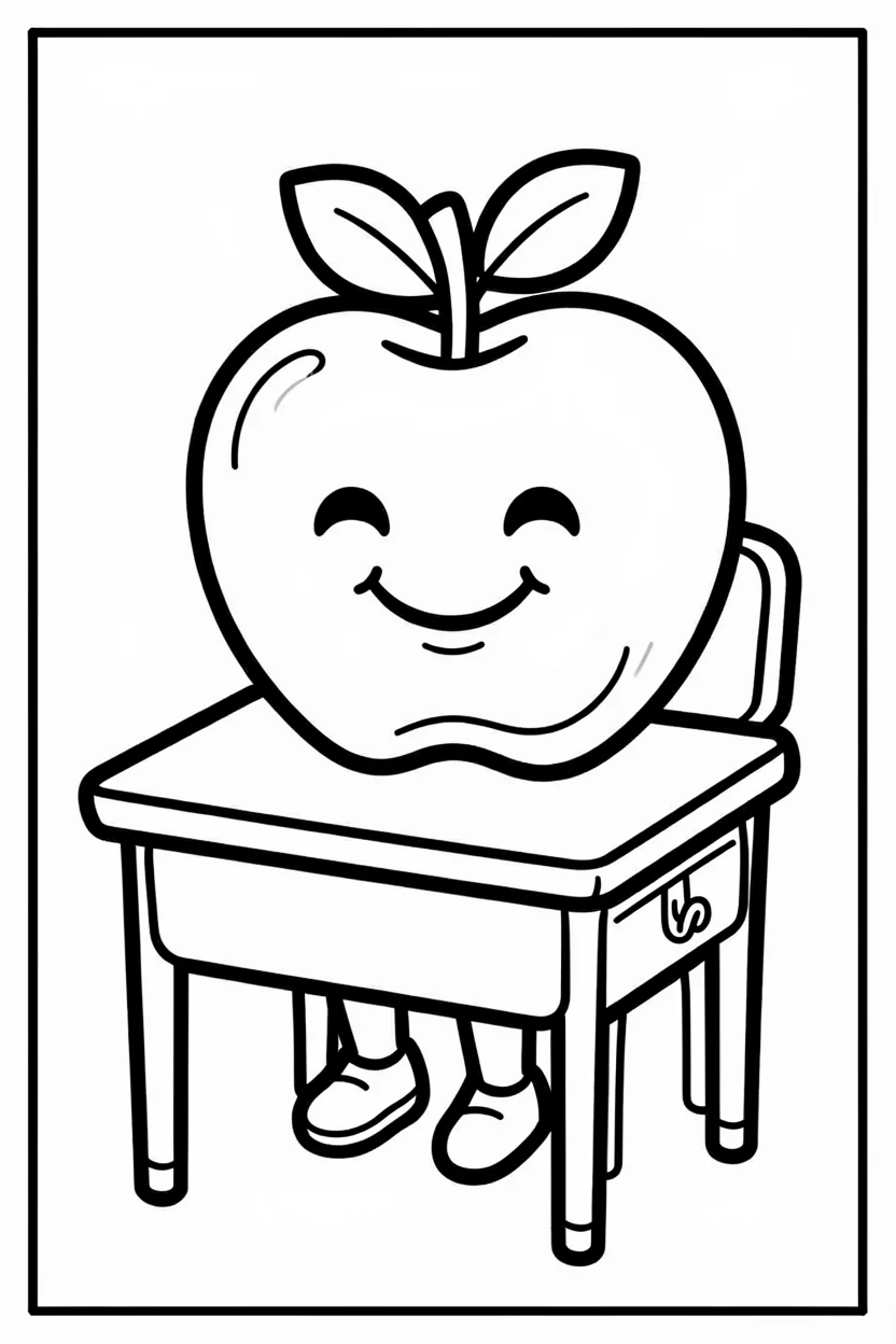 Desenhos de Escola para Imprimir e Colorir